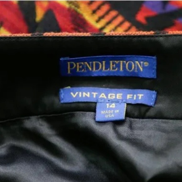 Pendleton Southwestern Print Mini Skirt Size 14 NWT Heritage-Inspired - Picture 8 of 8